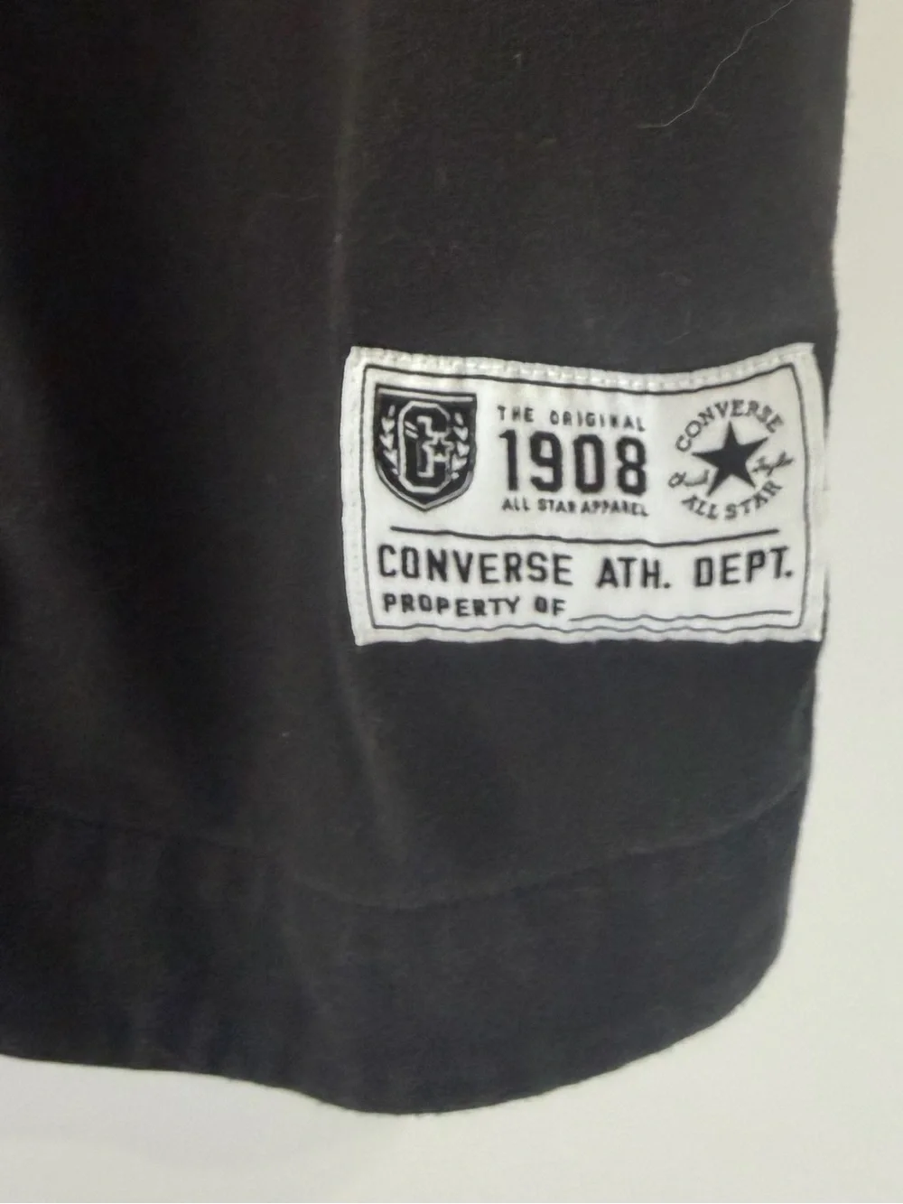 Converse Black & White Button-Down Kids Baseball Shirt Size Kids Medium
